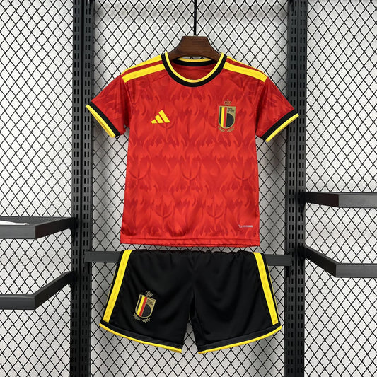 Belgium 2026 Home WC Football Shirt Kids Size