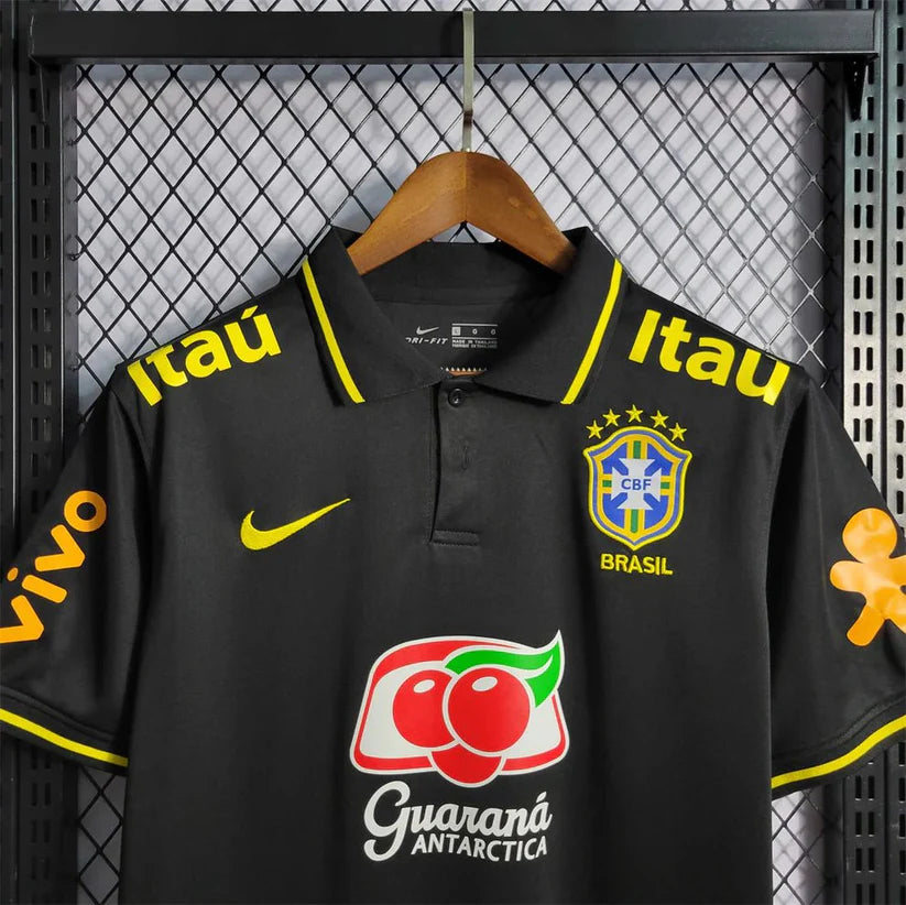 Brazil Black Polo Shirt