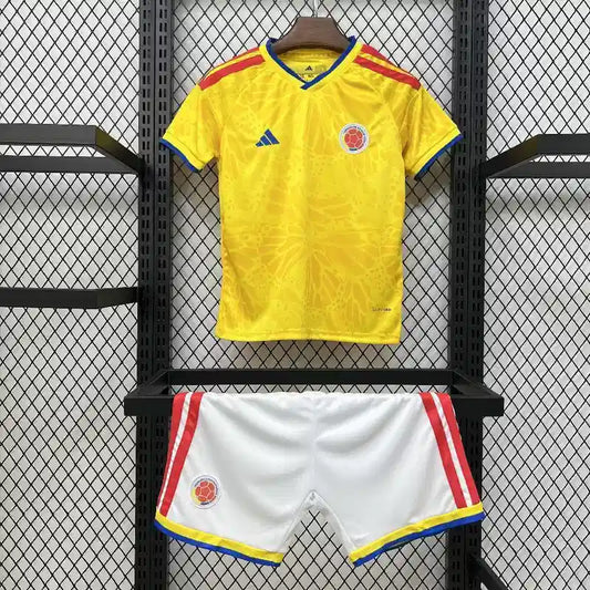 Colombia 2026 Kids Size Home Football Shirt