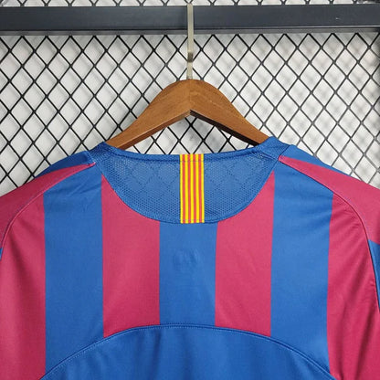 Barca 2005 L/S UCL Home Shirt