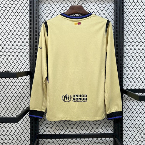 Barca 2025 L/S Away Shirt
