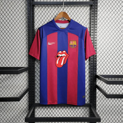 Barca x Rolling Stones 2023 Home Special Shirt