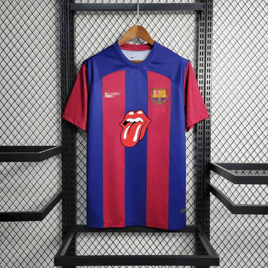Barca x Rolling Stones 2023 Home Special Shirt
