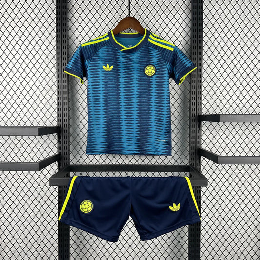 Colombia 2026 Kids Size Away Football Shirt