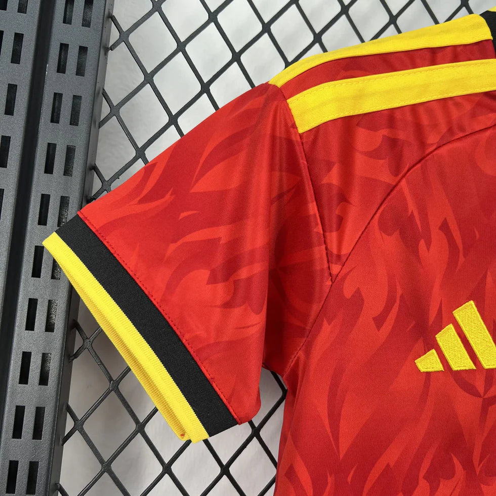 Belgium 2026 Home WC Football Shirt Kids Size